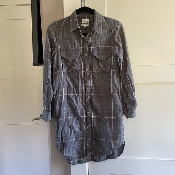 Aritzia Wilfred free grey flannel dress - Picture 1 of 6